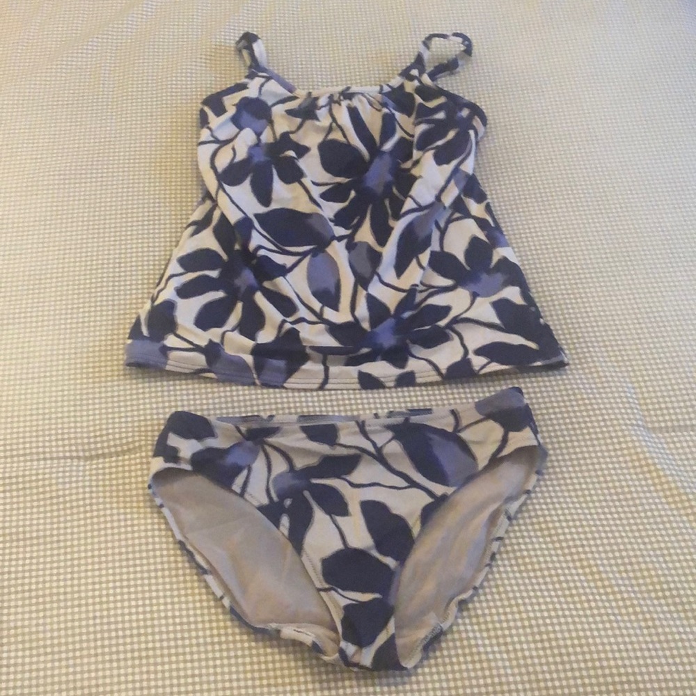 Tankini with bikini bottom